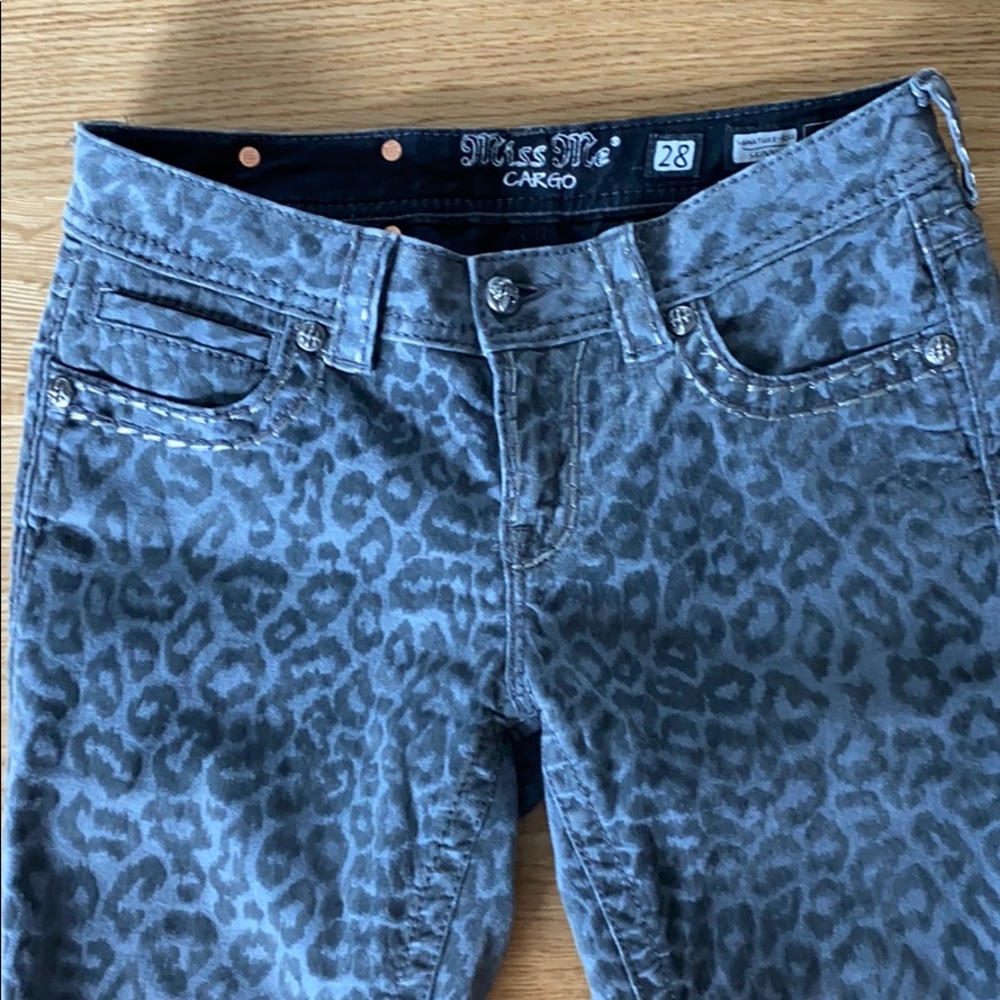 Miss Me Animal Print Jeans